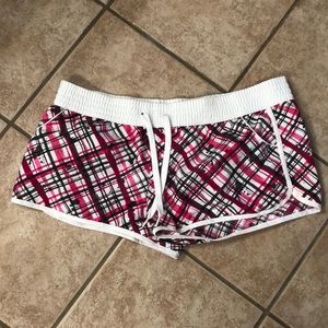 Hot Pink Black White OP Jrs XL 15/17 swim shorts